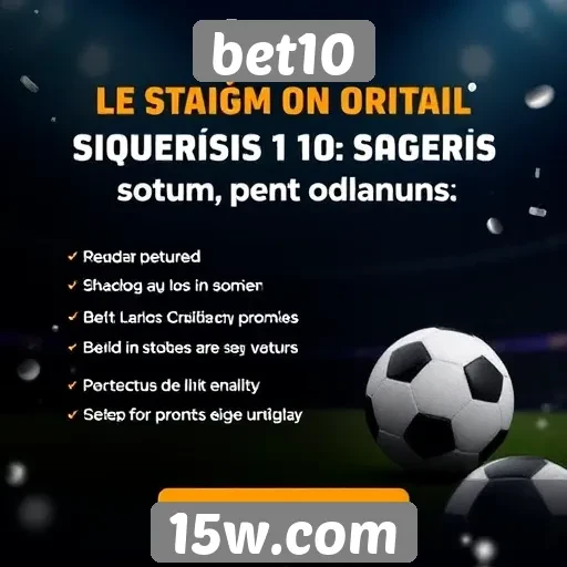 Bet10 oferece promoções exclusivas para novos jogadores